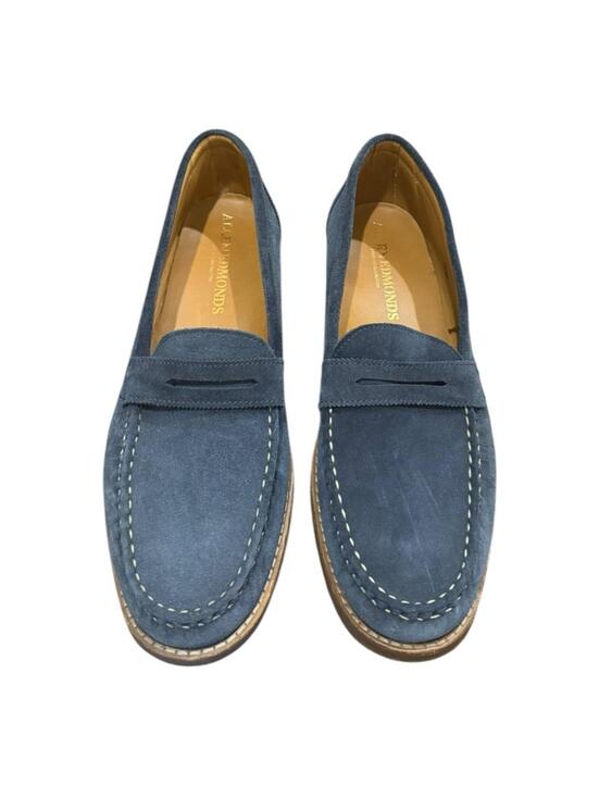 Allen Edmonds Other - Allen Edmonds Navy Suede Slip-Ons